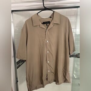 Rag and Bone tan colored camp shirt (never worn)
